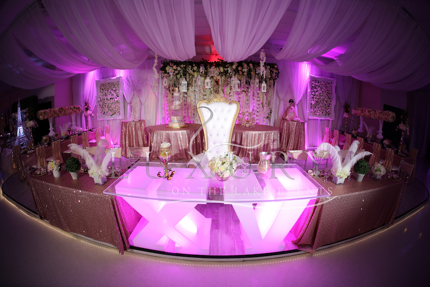 luxury on the lake events reception hall